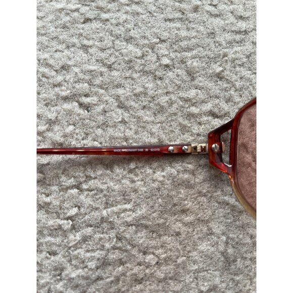 Vintage 80s retro Christian Dior Optyl oversized bronze red sunglasses 2498 62/1 - Picture 7 of 9